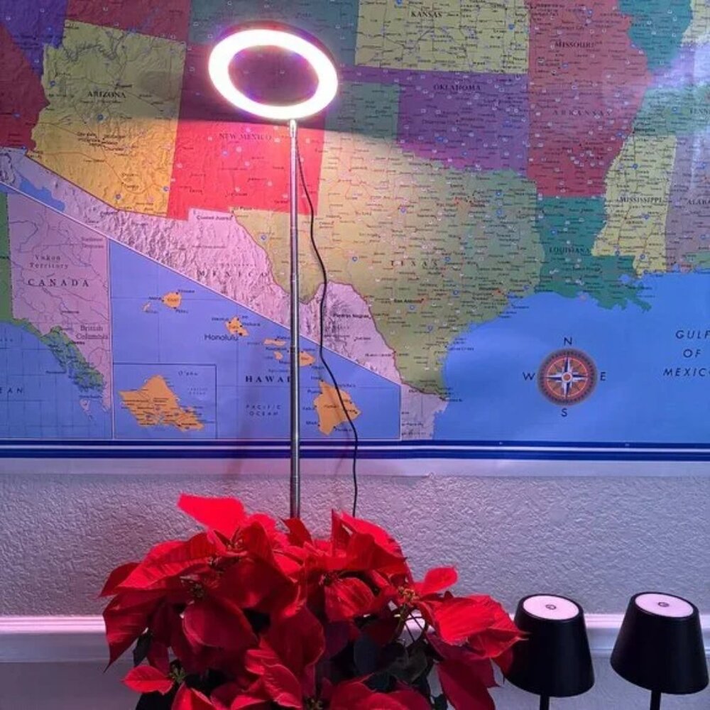 55-inch tall adjustable full-spectrum LED grow light for tall plants. - Picture 2 of 12